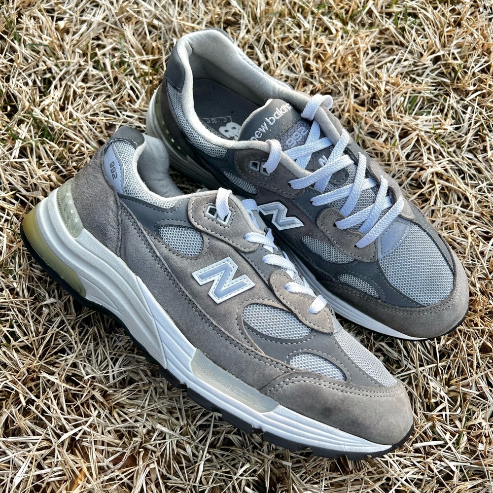 CLEAN New Balance 992 USA Castlerock Grey Size 10 Womens shoes